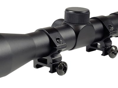 TruGlo TG-85043XB Buckline  Black Anodized 4x32mm 1″ Tube Duplex Reticle