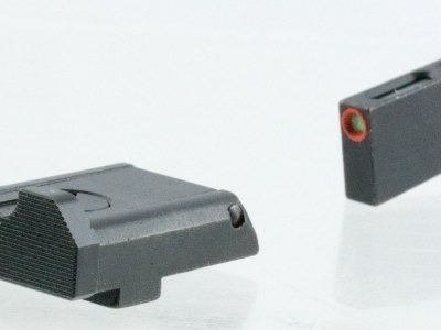 TruGlo TG13GLAPC TFX Pro  Orange Fiber Optic, Tritium Front/ Black Rear/Black Nitride Fortress Frame/Compatible w/Most Glock Except Single Stack & MOS, Front Post/Rear Dovetail Mount