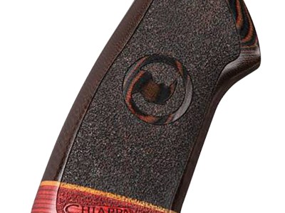 Chiappa Firearms 970482 Replacement  Hogue Rhino Walnut Micarta Grip W/Rosewood Big Butt