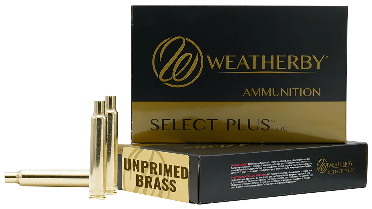 Weatherby BRASS653 Unprimed Cases  6.5-300WthbyMag Rifle Brass 20/Box
