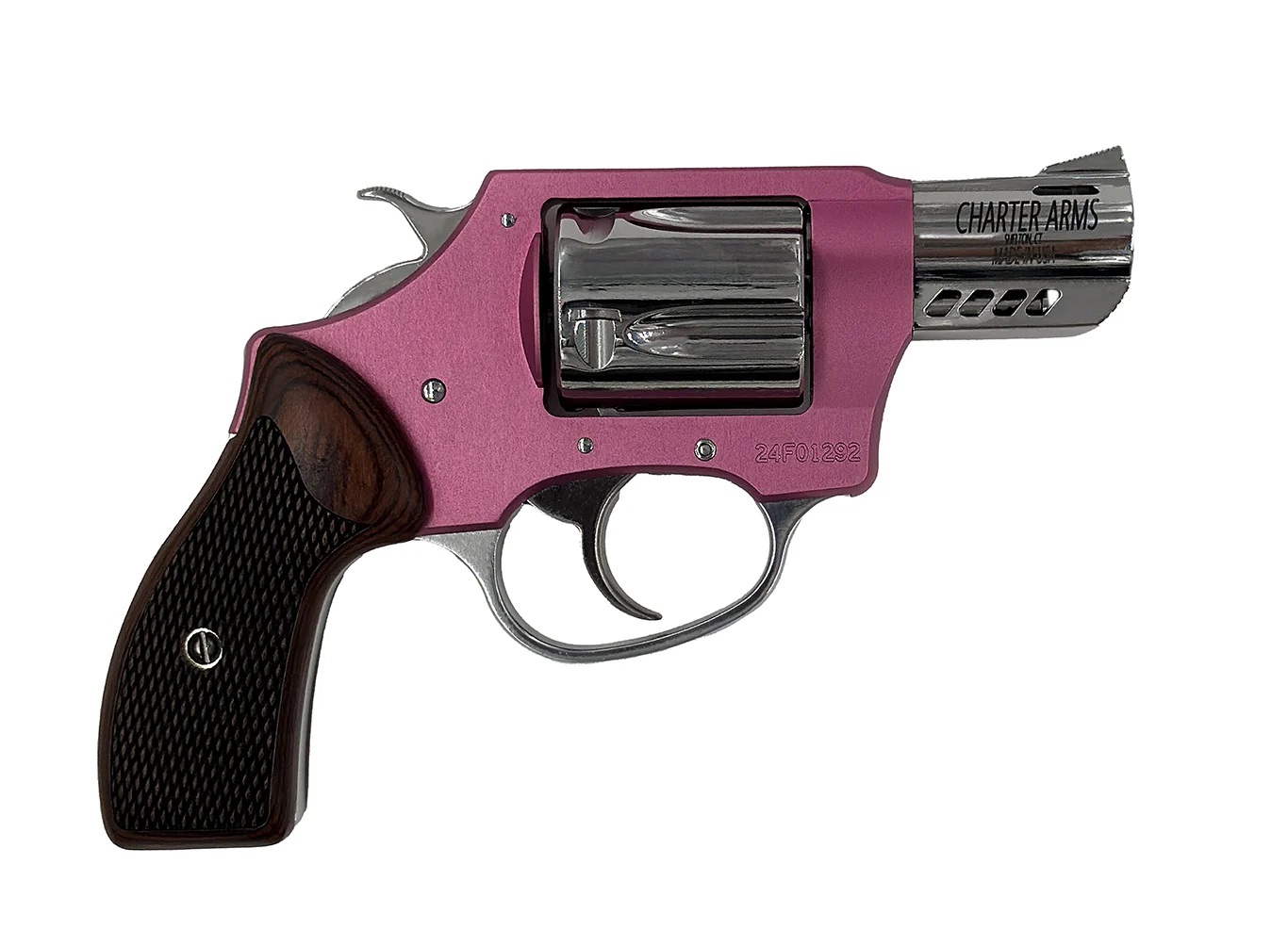 CHARTER ARMS COYOTE 380ACP PINK/SS 2″ 5RD