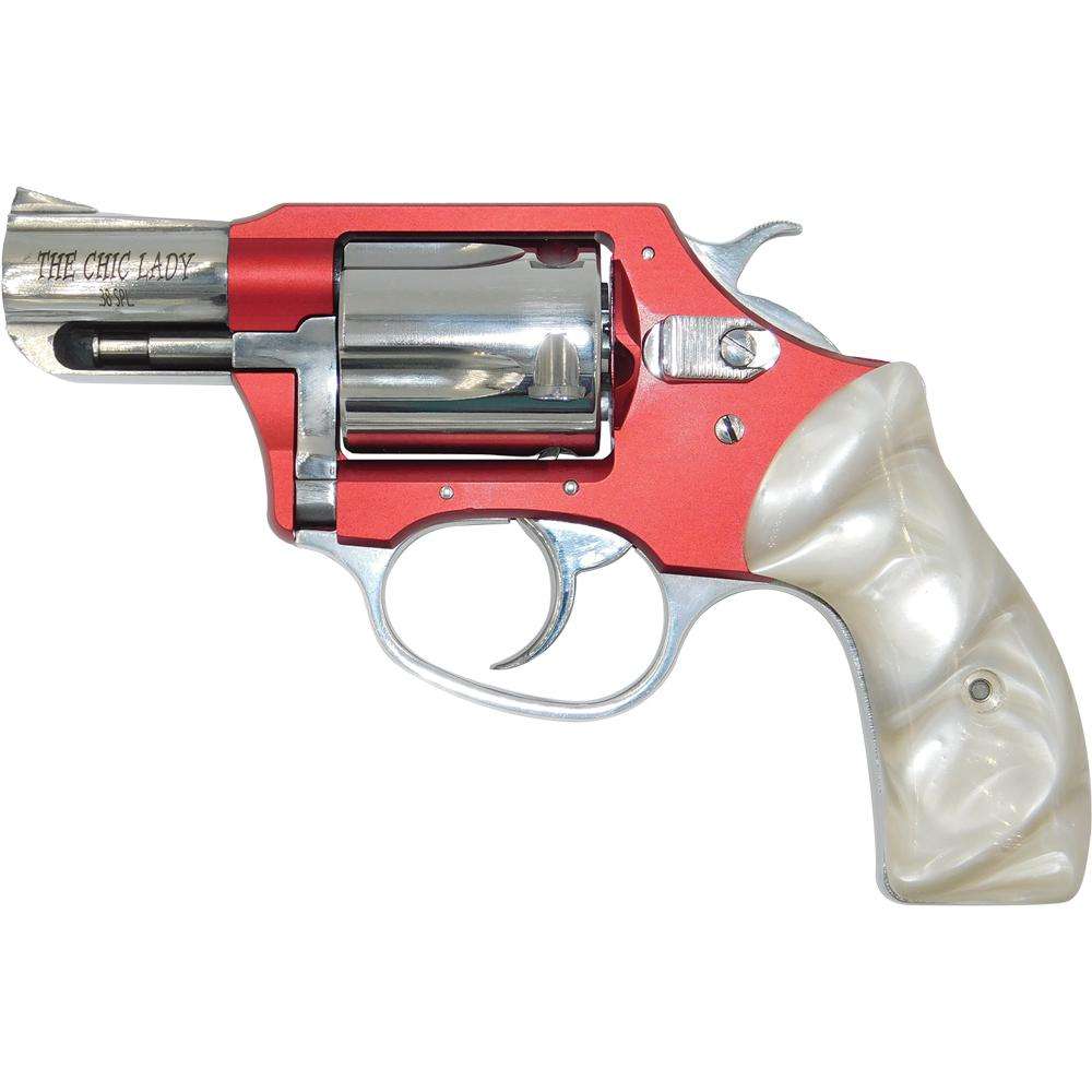 CHARTER ARMS CHIC LADY 38SPC RED/PRL 2″ 5RD