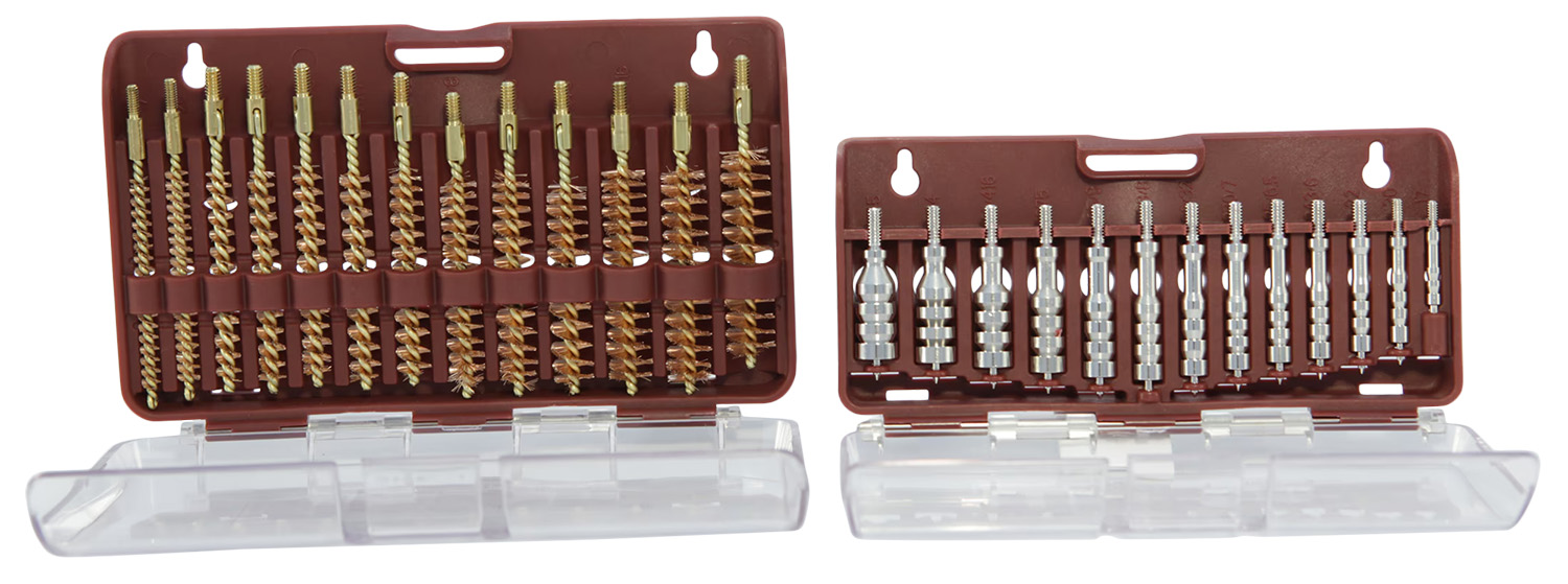 Tipton 444777 Jag & Brush Set 17-45 Cal 8-32″ Thread 26 Pieces