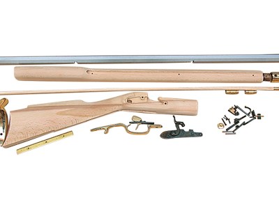 Traditions KRC52206 Kentucky Rifle Kit 50 Cal 33.50″ Blued Sidelock Action