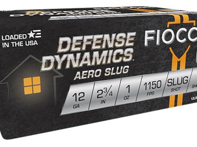 Fiocchi 12LRSLUG Defense Dynamics Aero 12Gauge 2.75″ 1oz RifledSlug Shot 10 Per Box/25 Case