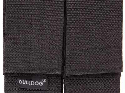 Bulldog WMAGL Double Mag Holder  Black Nylon Belt Loop