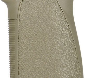 BCM GFGMOD1FDE BCMGunfighter Grip Mod 1 Made of Flat Dark Earth Polymer With Storage Compartment for AR-Platform