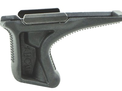 BCM KAG1913BLK BCMGunfighter Kinesthetic Angled Grip Made of Polymer With Black Textured Finish for Picatinny Rail