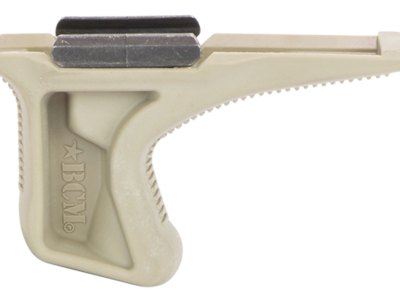 BCM KAG1913FDE BCMGunfighter Kinesthetic Angled Grip Made of Polymer With Flat Dark Earth Textured Finish for Picatinny Rail