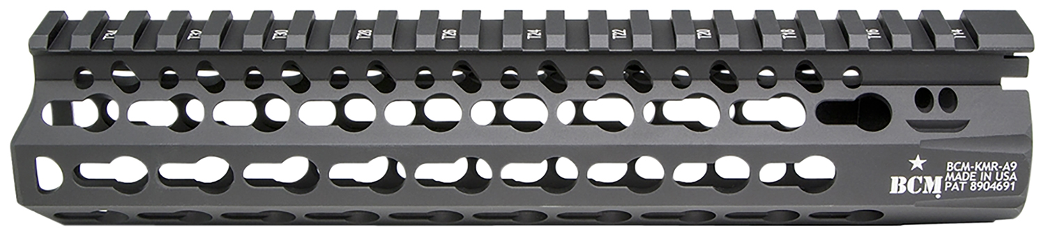 BCM KMRA9556BK KMR Alpha Handguard 9″ Keymod Style Made of Aluminum with Black Anodized Finish for AR-15