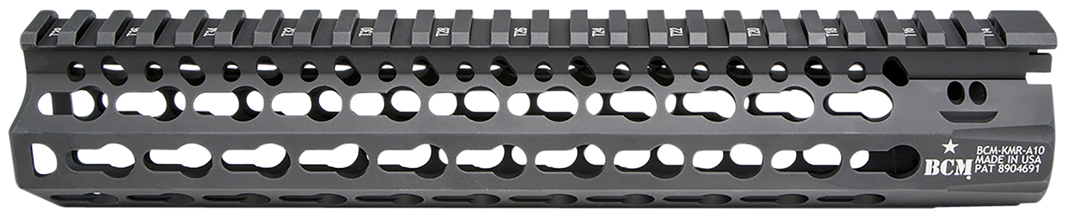 BCM KMRA10556BK KMR Alpha Handguard 10″ Keymod Style Made of Aluminum with Black Anodized Finish for AR-15