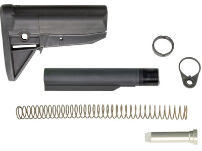 BCM GFSKMOD0BLK BCMGunfighter Mod 0 Kit Black Synthetic for AR-Platform Includes Stock Tube