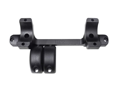 DNZ 11121 Game Reaper Scope Mount/Ring Combo Matte Black 1″ Tube Fits TCA Venture/Compass Short Action Rifle, Medium Rings