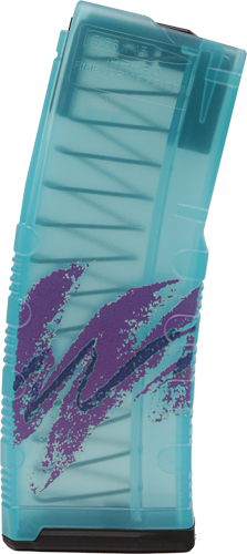 AMEND2 AR-15 MAGAZINE 5.56X45 – 30RD POLY MODC TEAL JAZZ
