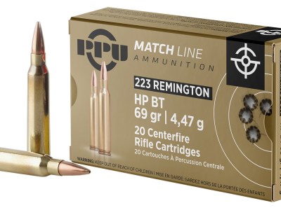 PPU PPM2231 Match  223Rem 69gr Hollow Point Boat Tail 20 Per Box/50 Case