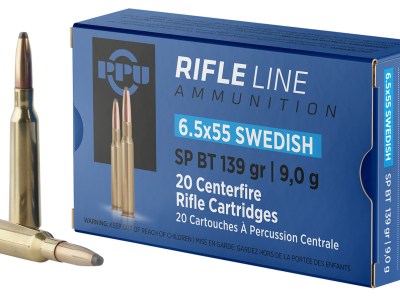 PPU PP6SWS Metric Rifle  6.5x55Swedish 139gr Soft Point Boat Tail 20 Per Box/10 Case