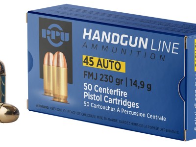 PPU PPH45F Handgun  45ACP 230gr Full Metal Jacket 50 Per Box/10 Case