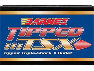 Barnes Bullets 30372 Tipped TSX  30Cal 180gr Boat Tail 50/Box