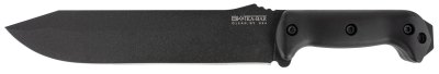Ka-Bar BK9 Becker Combat Bowie 9.25″ Fixed Clip Point Plain Black 1095 Cro-Van Blade, Black Ultramid Handle, Includes Sheath