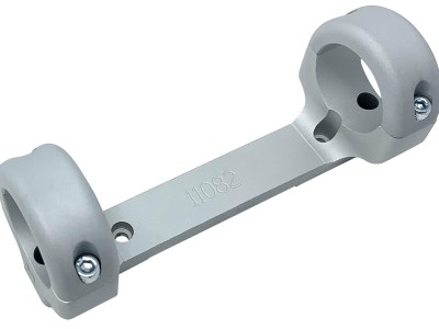 DNZ 11083 Game Reaper-Ruger Scope Mount/Ring Combo Silver 1″