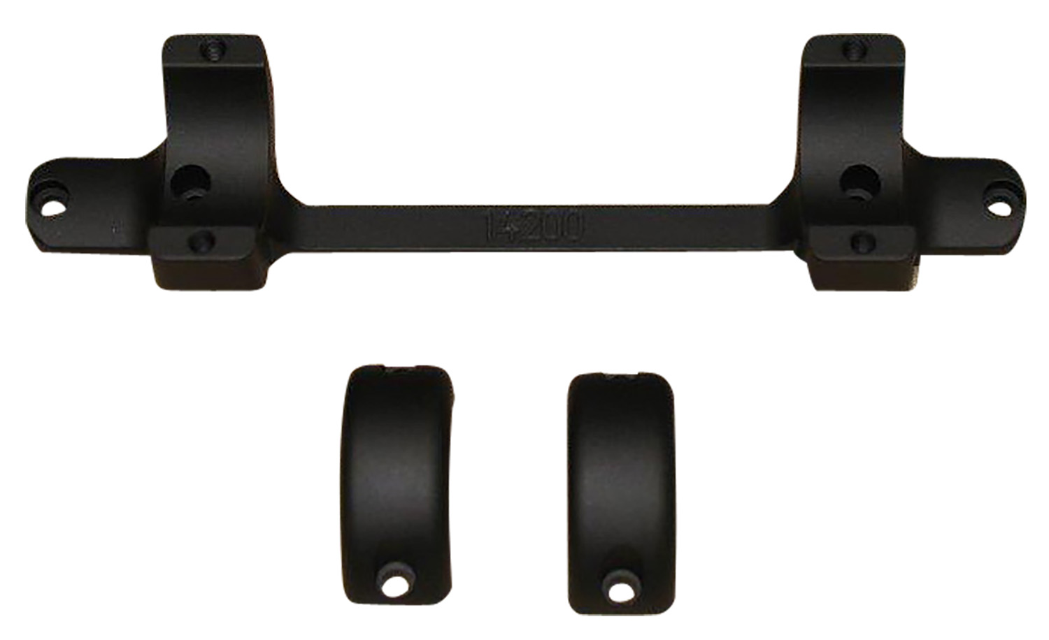 DNZ 42200 Game Reaper-Savage Scope Mount/Ring Combo Matte Black 1″