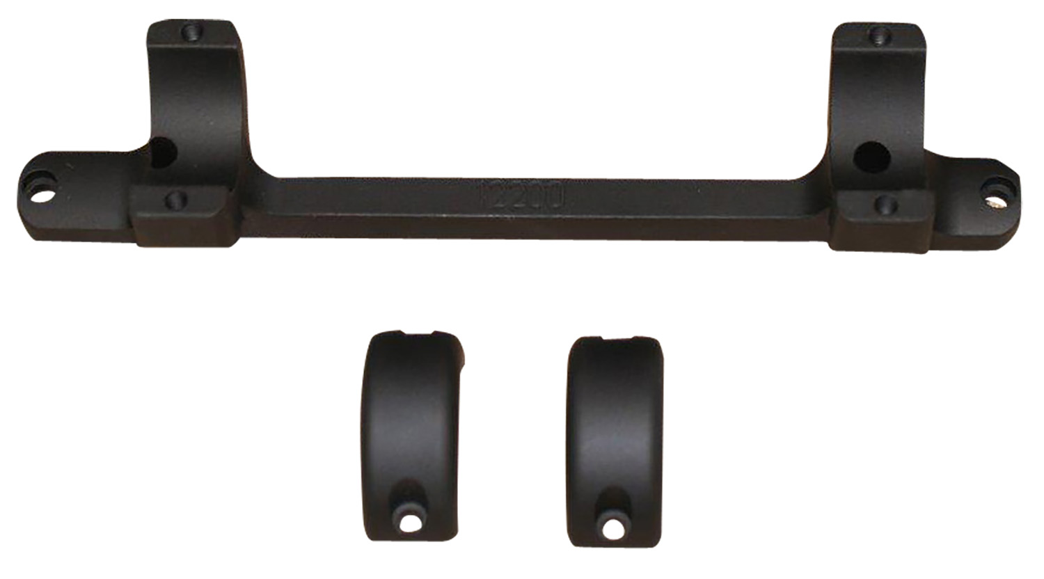 DNZ 12200 Game Reaper-Savage Scope Mount/Ring Combo Matte Black 1″