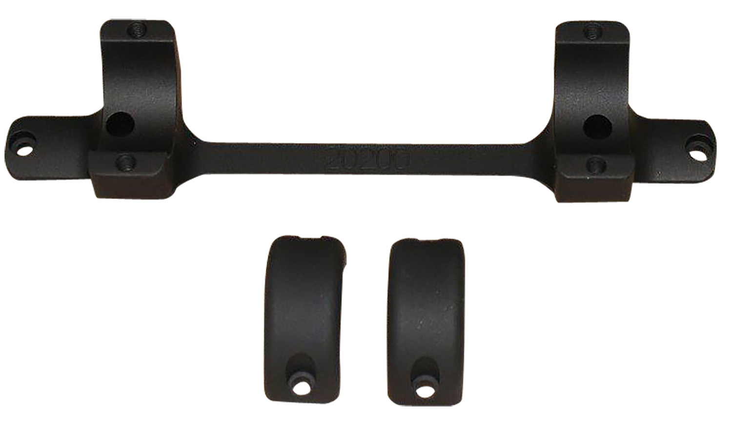 DNZ 20200 Game Reaper-Savage Scope Mount/Ring Combo Matte Black 1″