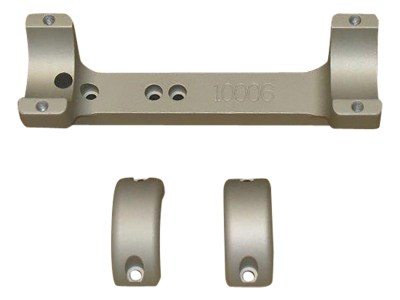 DNZ 10005 Game Reaper Scope Mount/Ring Combo Silver 1″ Tube Fits TCA Impact/Triumph/Pro Hunter FX/Pro Hunter/Omega/Encore Rifle, Medium Rings