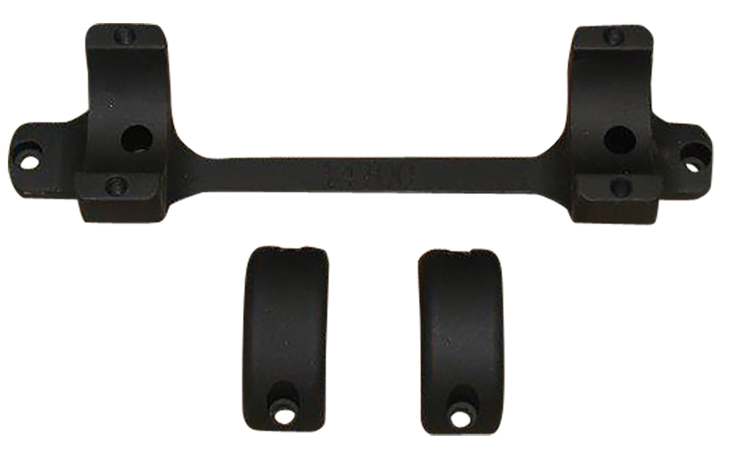 DNZ 12700 Game Reaper-Remington Scope Mount/Ring Combo Matte Black 1″