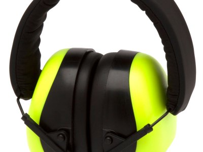 Pyramex VGPM8031C Venture Gear V80 Muff Foam 26 dB 32 dB Over the Head Orange Lime/Black Adult 1 Pair