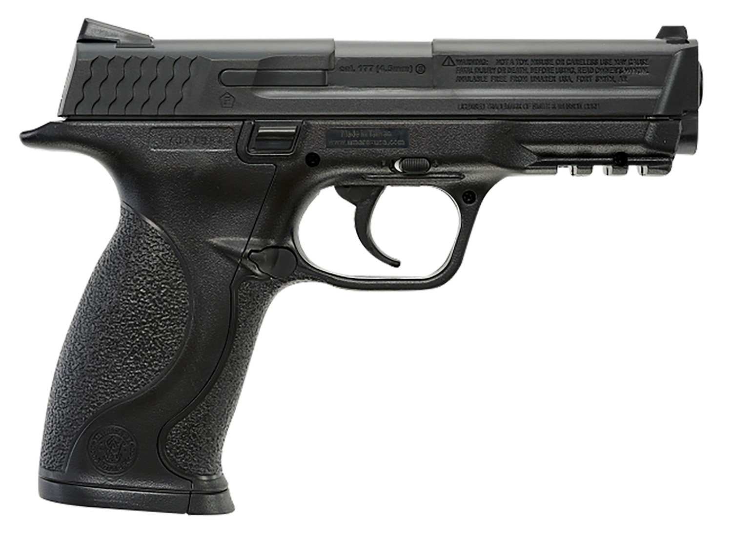 Umarex 2255050 S&W M&P  CO2 177 19+1 4.30″ Black Polymer Grips