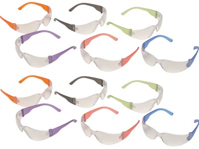 Pyramex S4110SMP Intruder Glasses Adult Clear Lens Anti-Scratch Polycarbonate 12 Pair