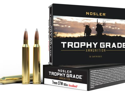 Nosler 60047 Trophy Grade  7mmSTW 160gr Nosler AccuBond 20 Per Box/10 Case