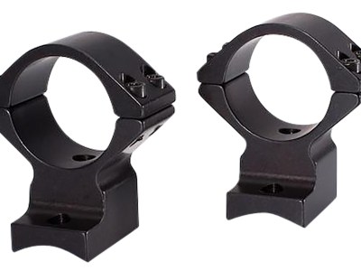Talley 74X725 Scope Mount/Ring Combo  Extended Black Anodized 30mm Tube Savage Round Receiver with AccuTrigger (110 Series/A17/A22) Medium Rings