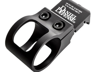 Daniel Defense 0302016514 Offset Flashlight Mount with 1″ Diameter Aluminum Black Hard Coat Anodized