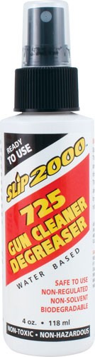 SLIP 2000 4OZ. 725 GUN CLEANER – DEGREASER PUMP SPRAY BOTTLE