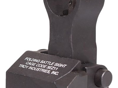 Troy Ind SSIGFBSFHBT02 Tritium Front Folding BattleSight HK  Black Hardcoat Anodized for HK