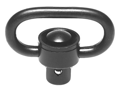 Troy Ind SMOUSSQ00BT00 SSQD Swivel 1″ Push Button Black Stainless Steel