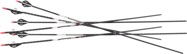 EASTON ARROW FMJ 5MM 400 – W/ 2″ BLAZER VANES 6-PACK