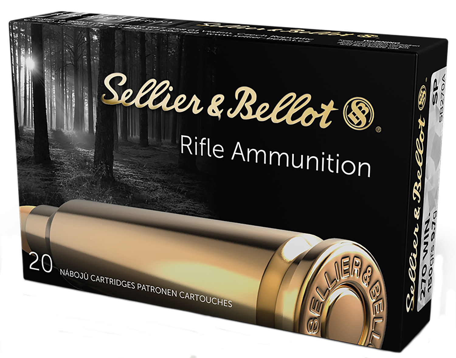 Sellier & Bellot SB270A Rifle  270Win 150gr Soft Point 20 Per Box/20 Case