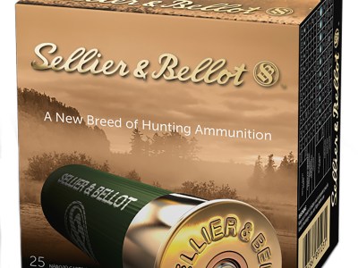 Sellier & Bellot SB12BSB Hunting  12Gauge 2.75″ 27Pellets 1 1/4oz 4Buck Shot 25 Box/10 Case