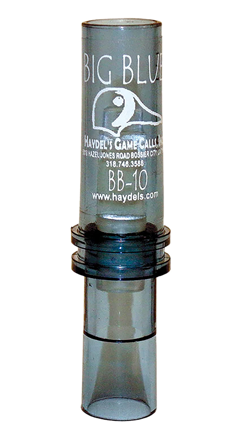 Haydel’s Game Calls BB10 “Big Blue”  Open Call Double Reed Bluewing Teal Sounds Attracts Ducks Clear Acrylic