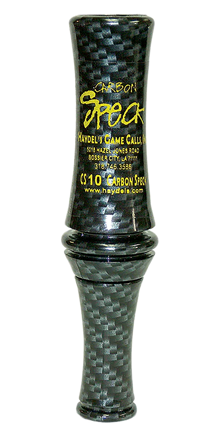 Haydel’s Game Calls CS10 Carbon Speck  Open Call Single Reed Specklebelly Sounds Attracts Geese Black Carbon