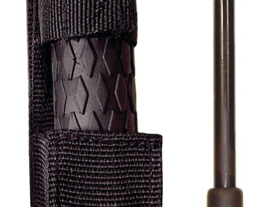 PSP NS21R Expandable  21″ Steel Black Rubber Handle Includes Sheath