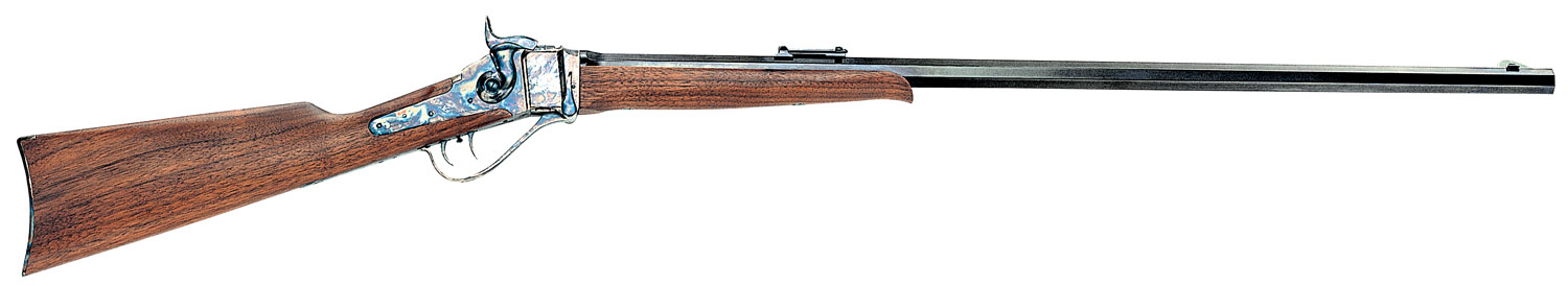 Taylors & Company 220008 1874 Sharps Sporting 45-70 Gov Caliber with 1rd Capacity, 32″ Blued Barrel, Color Case Hardened Metal Finish & Walnut Stock Right Hand (Full Size)