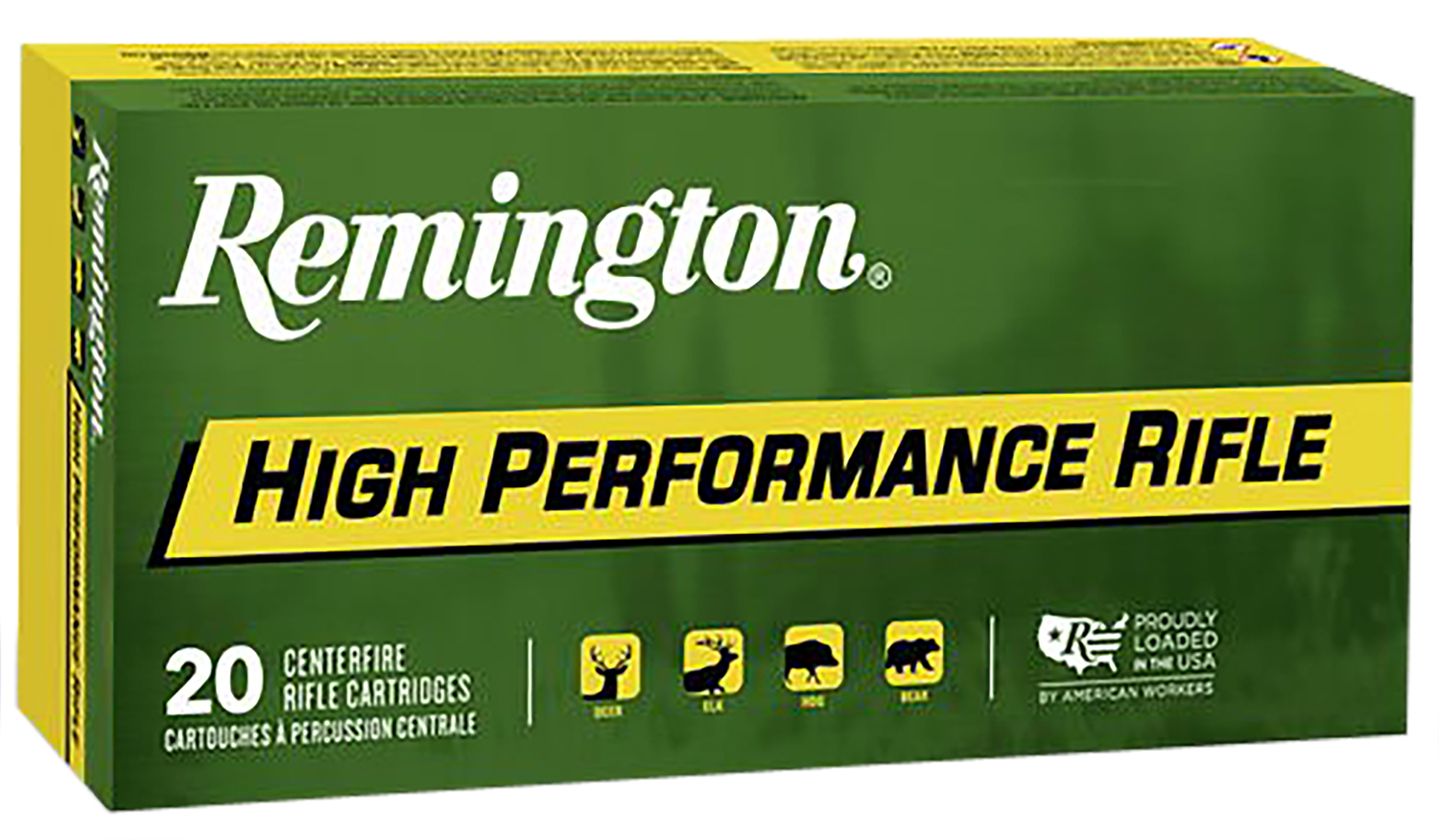Remington Ammunition 21311 High Performance Rifle 22-250Rem 55gr Pointed Soft Point 20 Per Box/10 Case