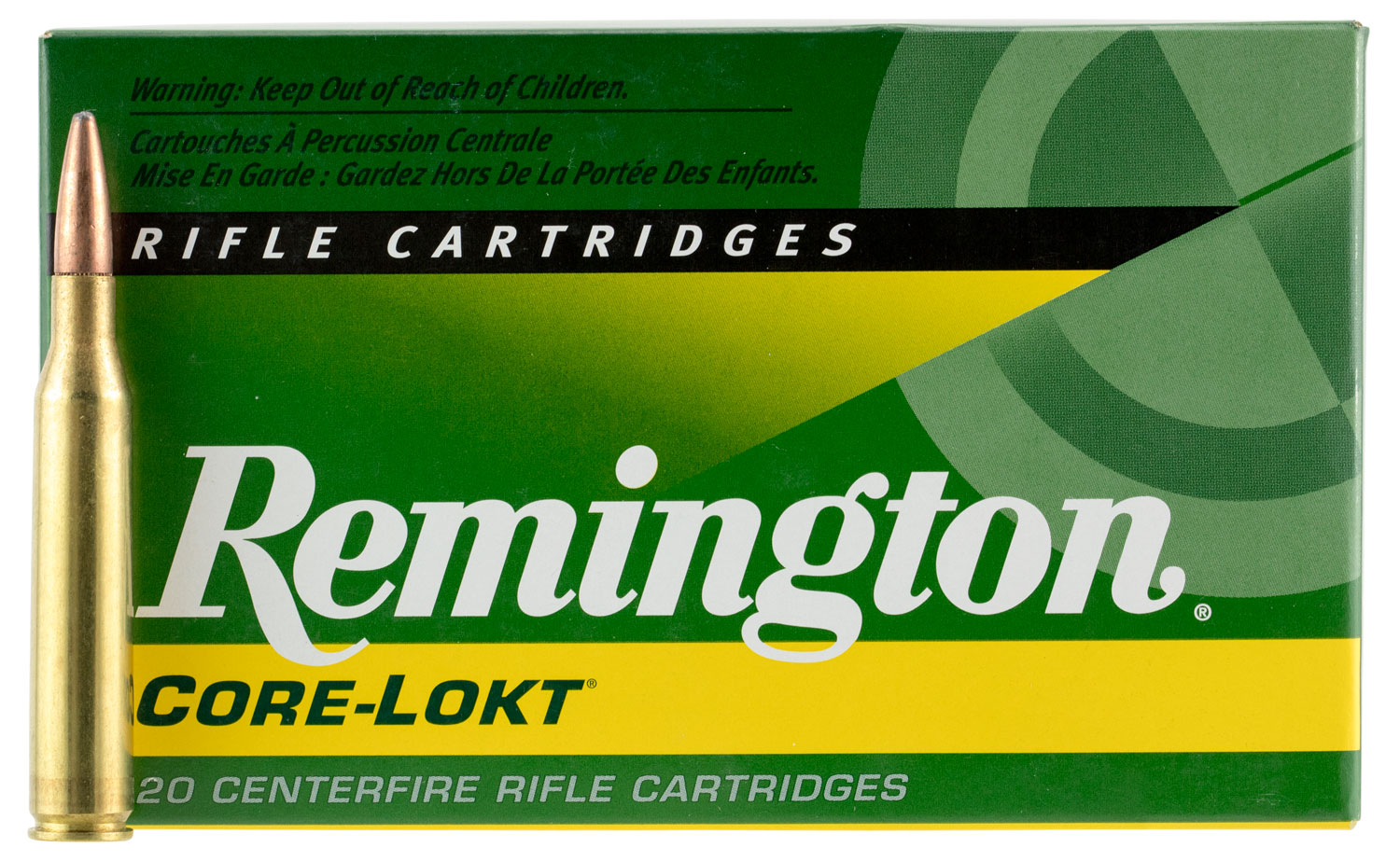 Remington Ammunition 21515 Core-Lokt  25-06Rem 120gr Core-Lokt Pointed Soft Point 20 Per Box/10 Case