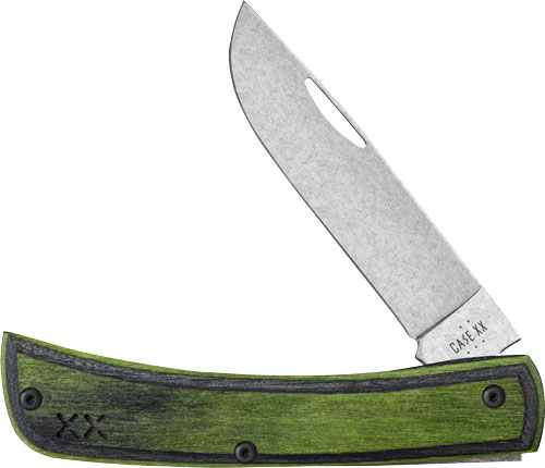 CASE KNIVES CROSSROADS SERIES – GREEN/BLACK LAM SOD BUSTER JR
