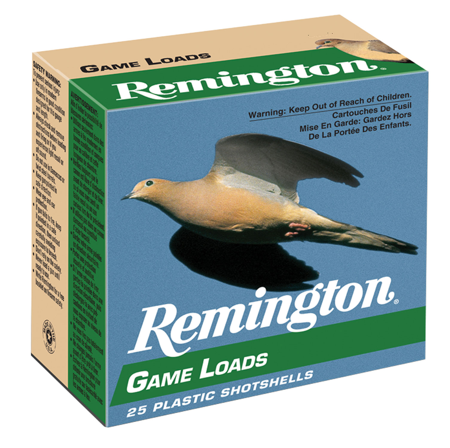 Remington Ammunition 20040 Game Load  20Gauge 2.75″ 7/8oz 6Shot 25 Per Box/10 Case