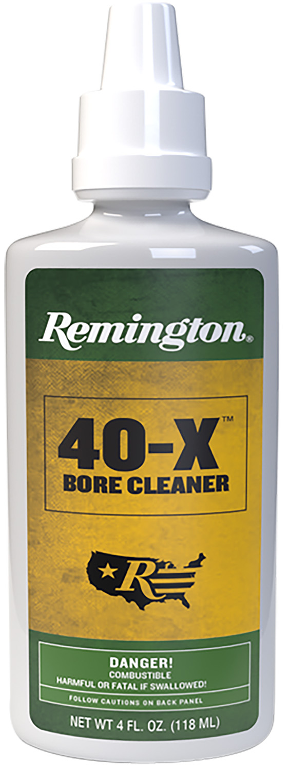 Remington Accessories 18397 40-X Bore Cleaner Removes Carbon/Lead/Plastic Fouling/Powder 4 oz Squeeze Bottle